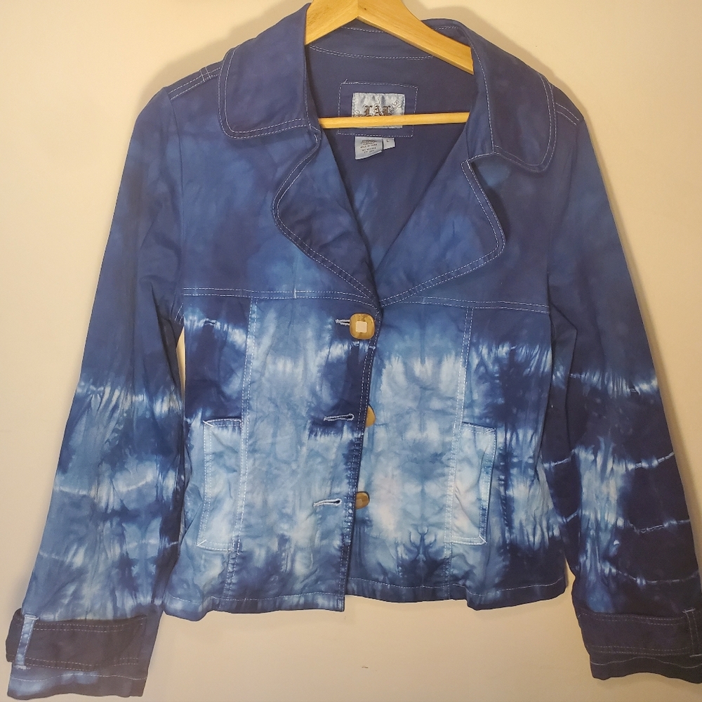 Shibori Tie Dye Blazer